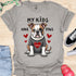 My kids have paws - V7 - Sitting Cute T-Shirt